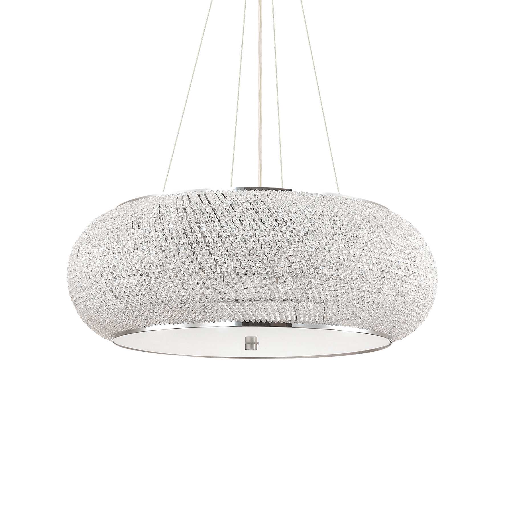 Pasha Centre Ceiling Light Fitting - Chrome/Gold Finish - Cusack Lighting