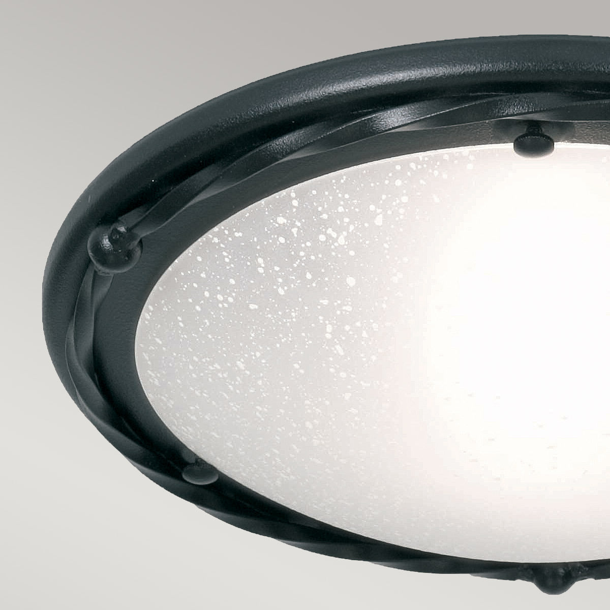 Pembroke Two Styles Flush Light - Black/Black & Gold E27