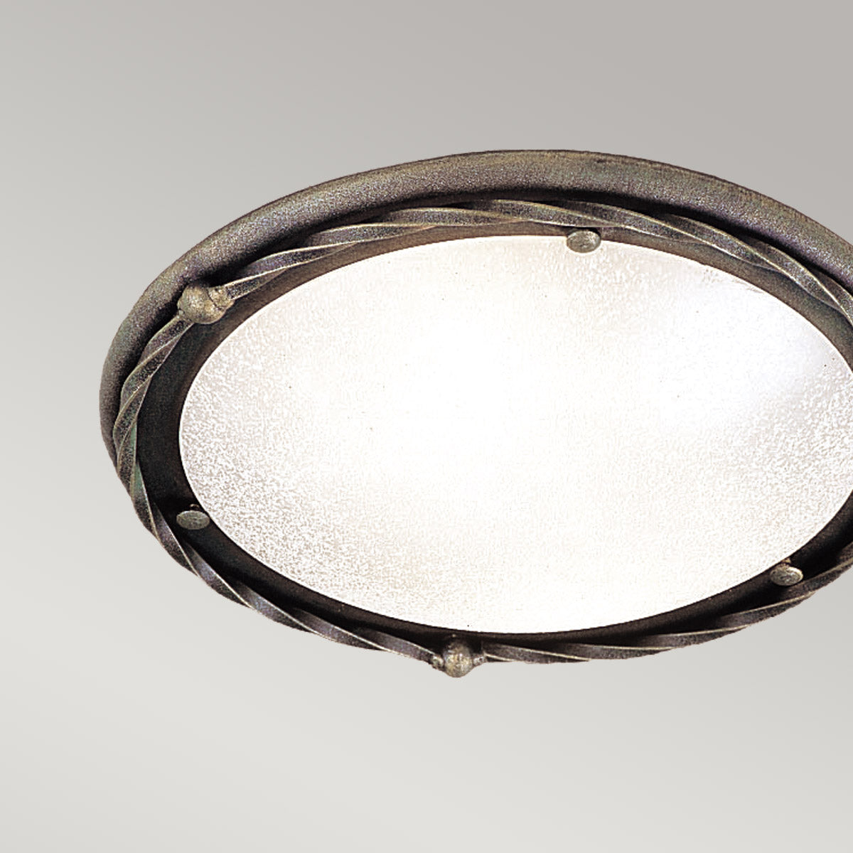 Pembroke Two Styles Flush Light - Black/Black & Gold E27