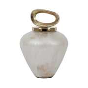 Pearl Small Jar - Off White Finish