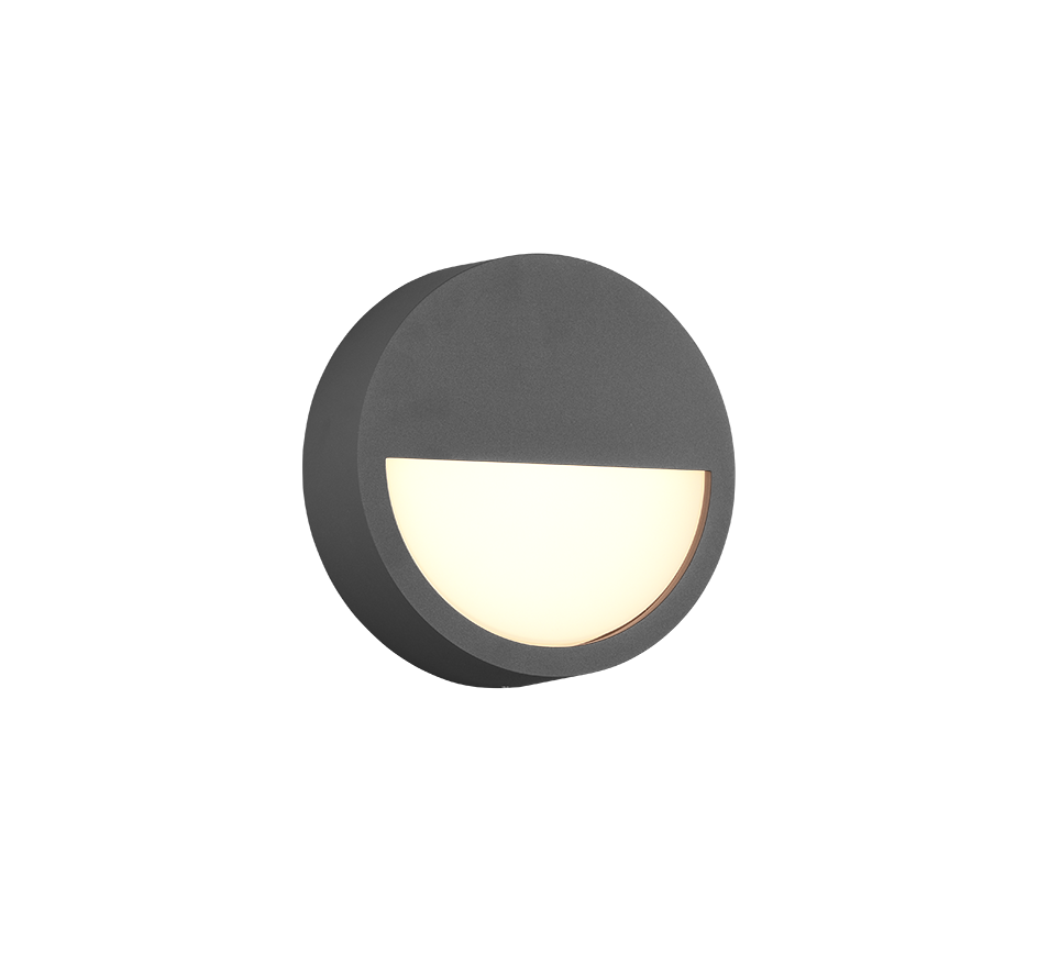 Pedro Anthracite IP54 Outdoor LED Wall Light 