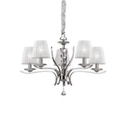Pegaso Centre Light - White/Brass Finish - Cusack Lighting