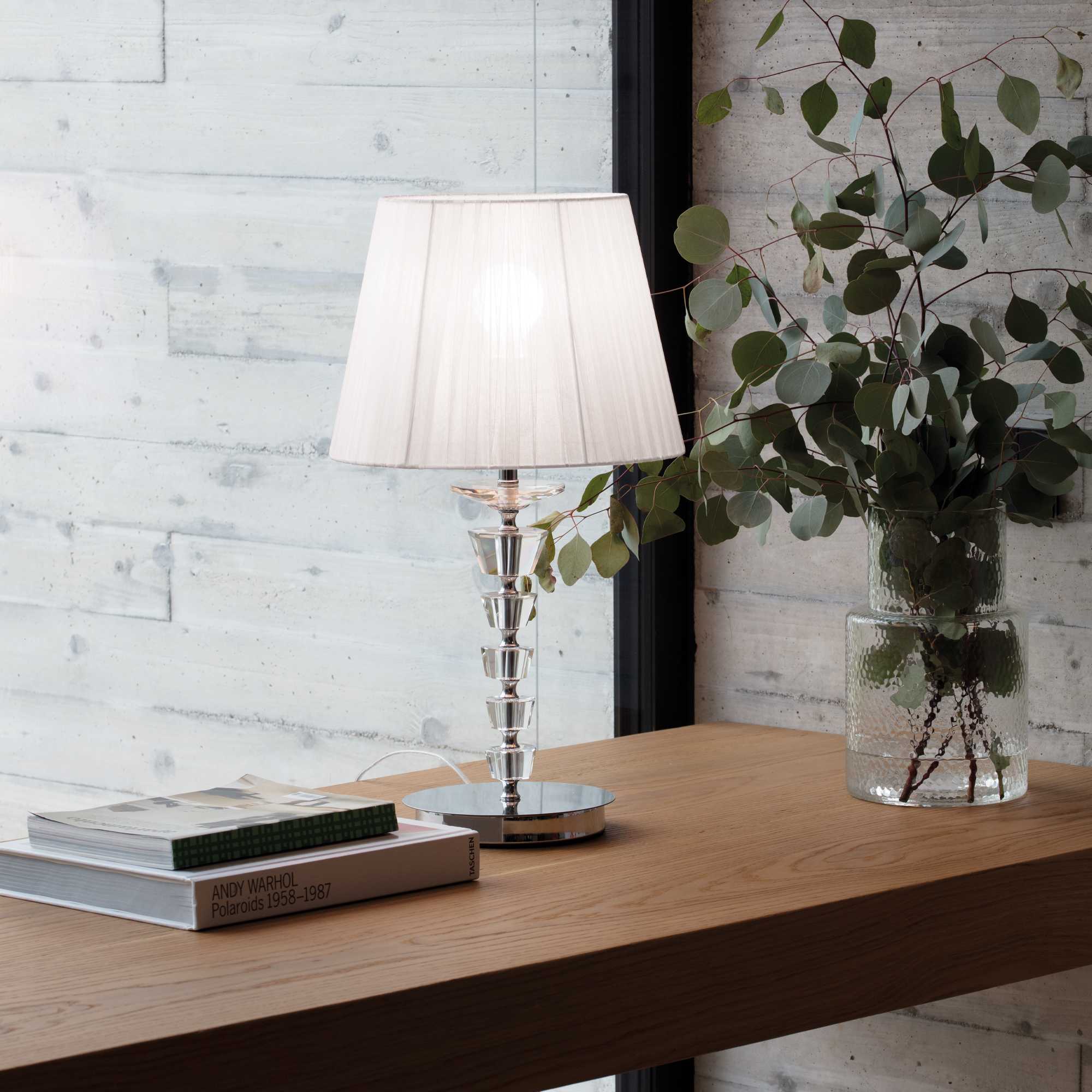 Pegaso Table Lamp - Chrome/Brass Finish - Cusack Lighting