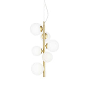 Perlage Centre Ceiling Light Fitting - Brass/Black Finish - Cusack Lighting