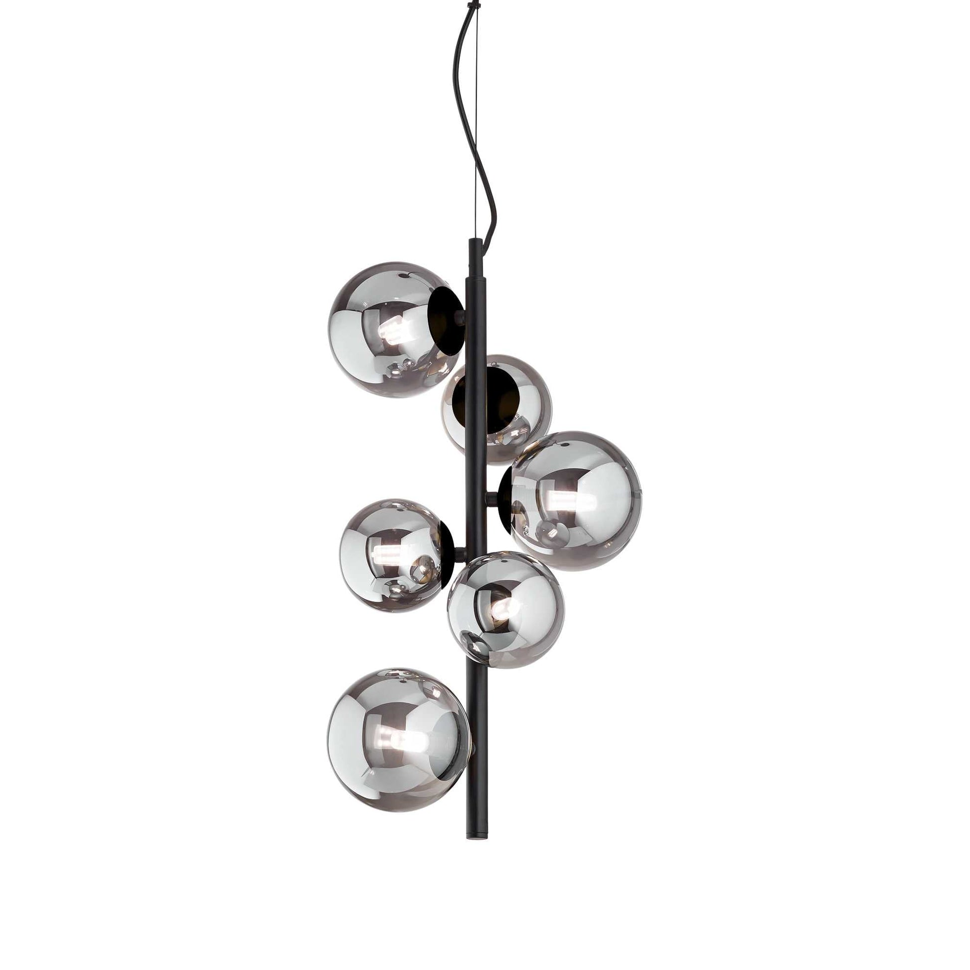 Perlage Centre Ceiling Light Fitting - Brass/Black Finish - Cusack Lighting