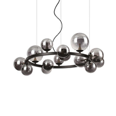 Perlage Centre Ceiling Light Fitting - Brass/Black Finish - Cusack Lighting