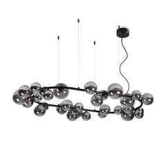 Perlage Centre Ceiling Light Fitting - Brass/Black Finish - Cusack Lighting