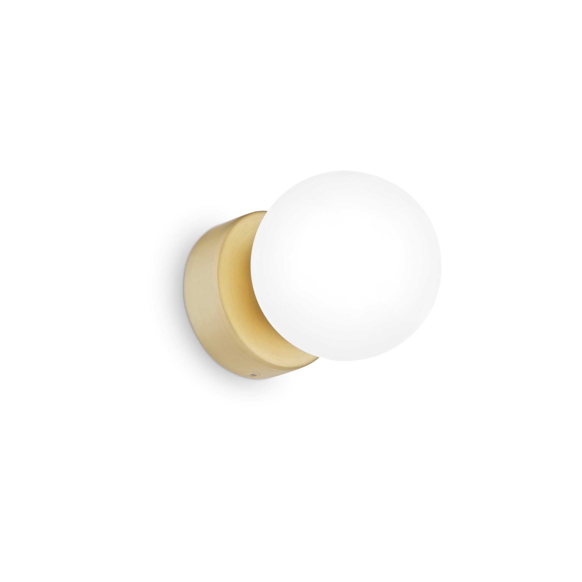Perlage Wall Light Fitting - Brass/Black Finish - Cusack Lighting