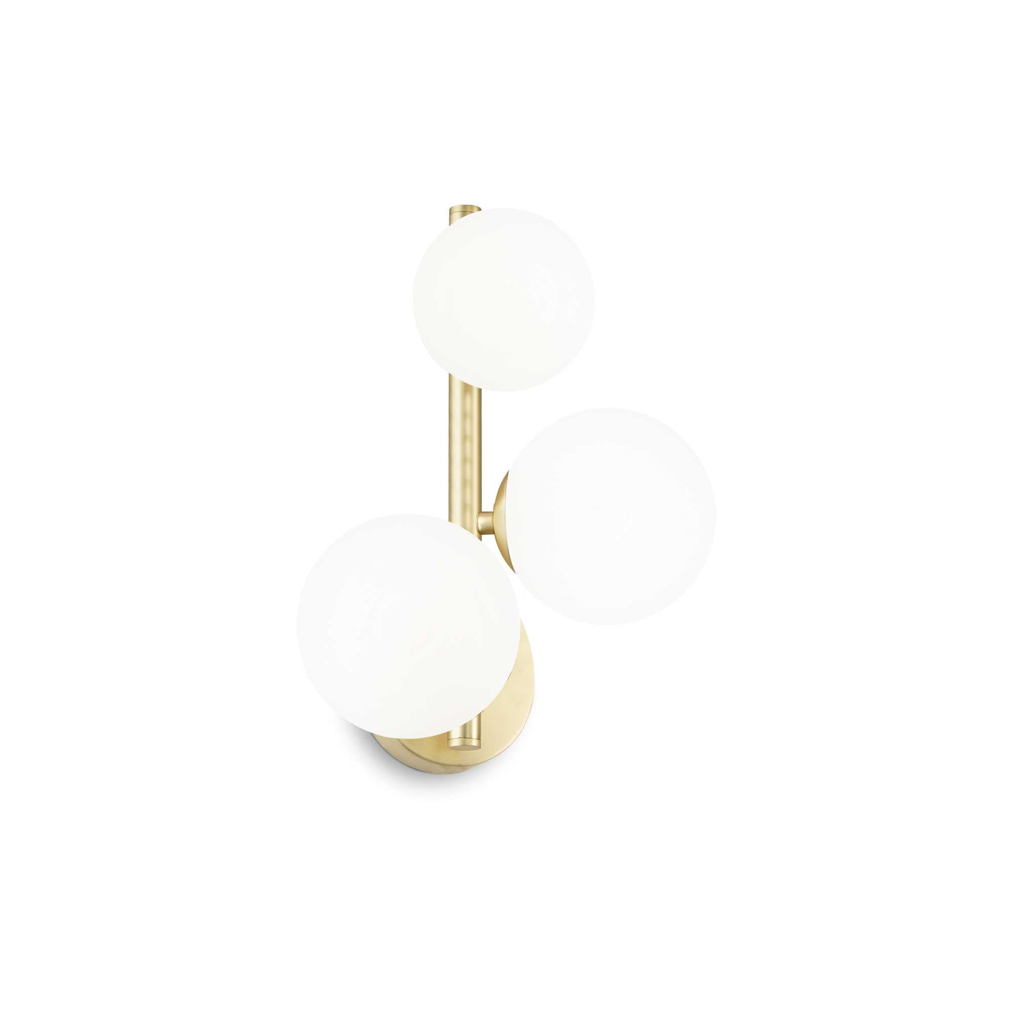 Perlage Wall Light Fitting - Brass/Black Finish - Cusack Lighting