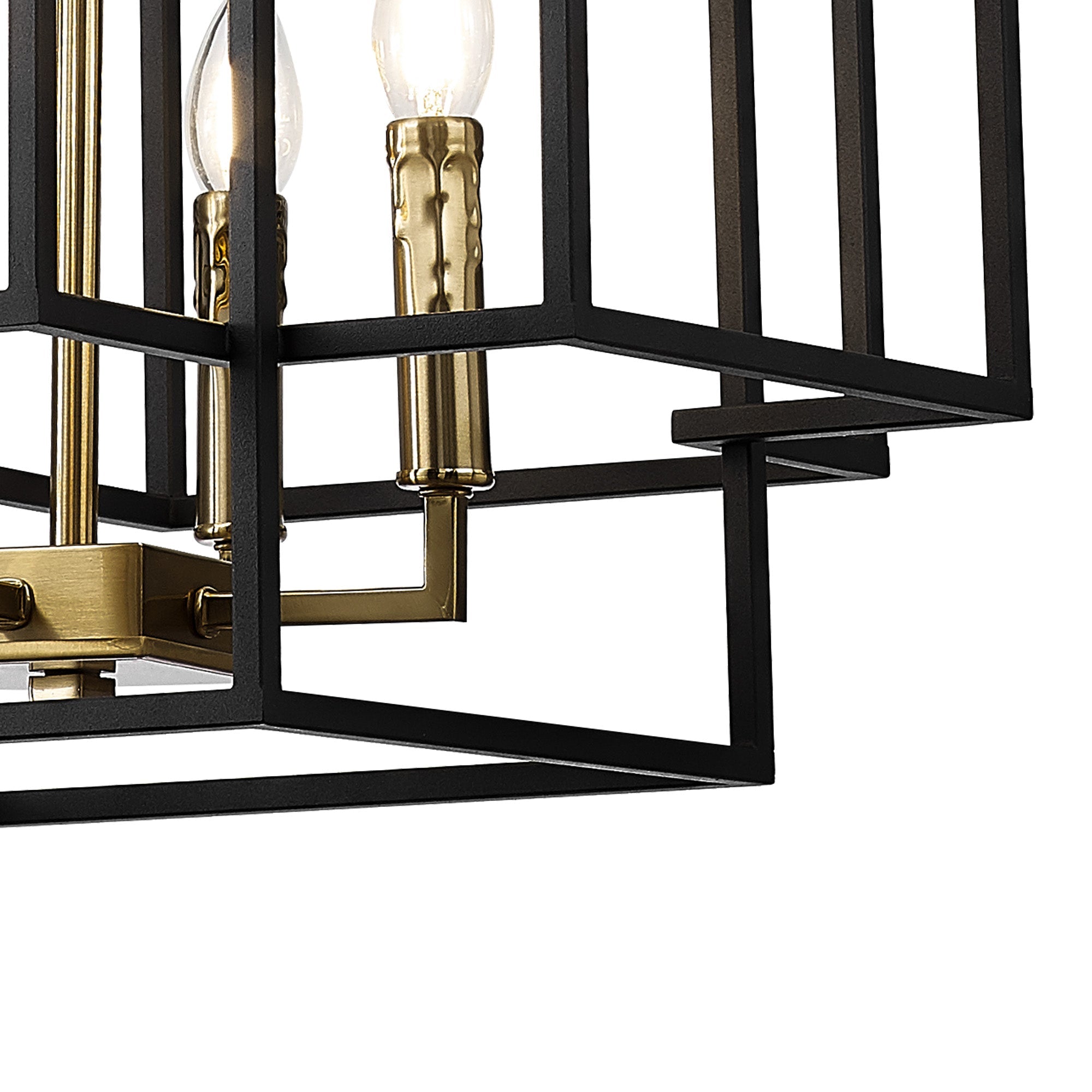 Pesaro Centre Ceiling Light, 4/8 x E14, Anthracite & Satin Nickel/Black & Gold