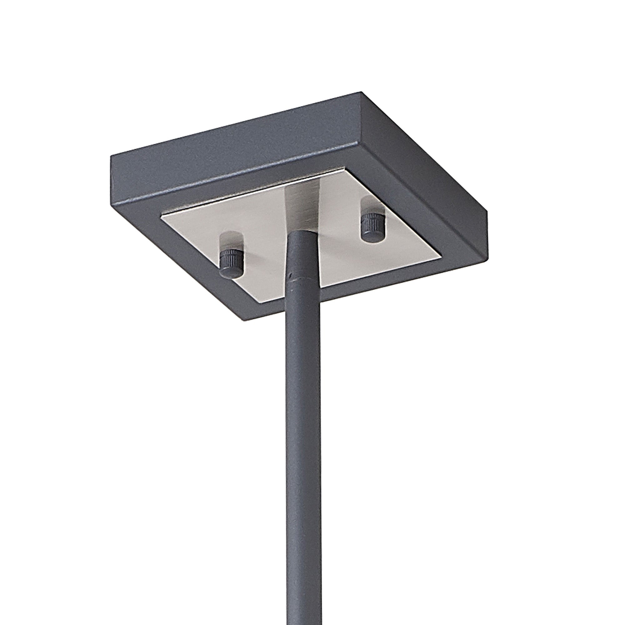 Pesaro Centre Ceiling Light, 4/8 x E14, Anthracite & Satin Nickel/Black & Gold