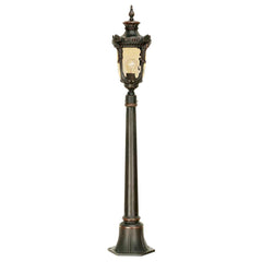 Philadelphia 1/3Lt Pillar - Old Bronze IP44 E27