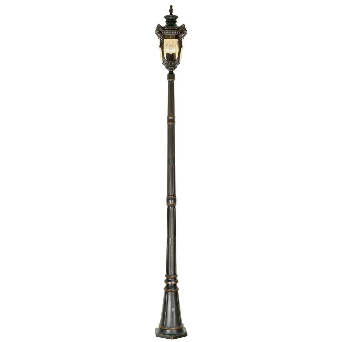 Philadelphia 1/3Lt Pillar - Old Bronze IP44 E27