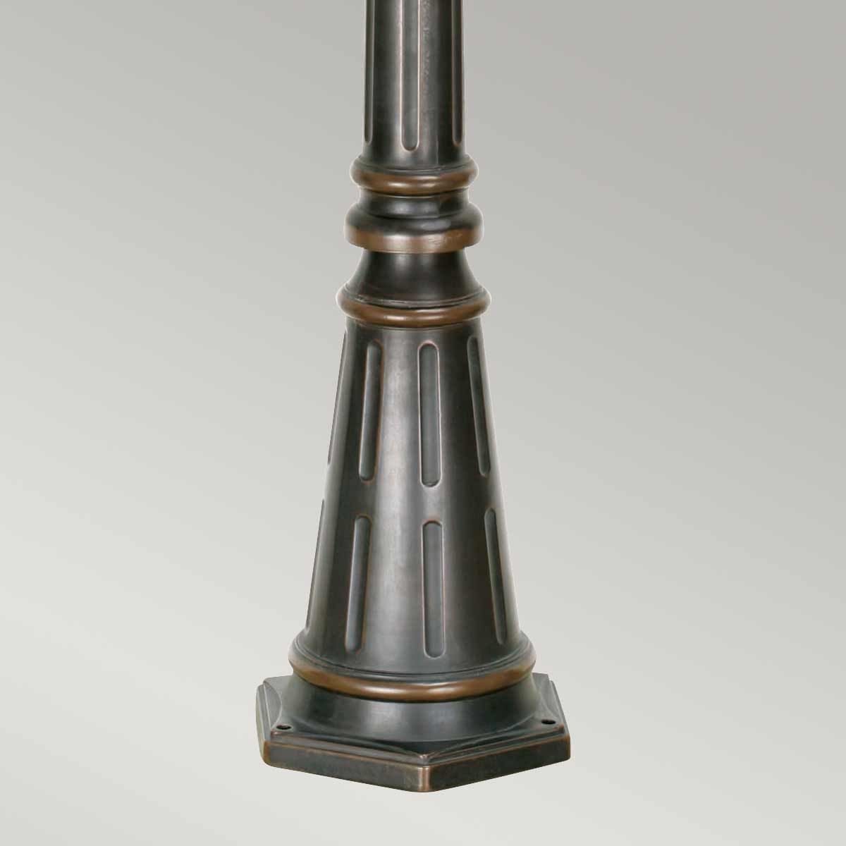 Philadelphia 1/3Lt Pillar - Old Bronze IP44 E27