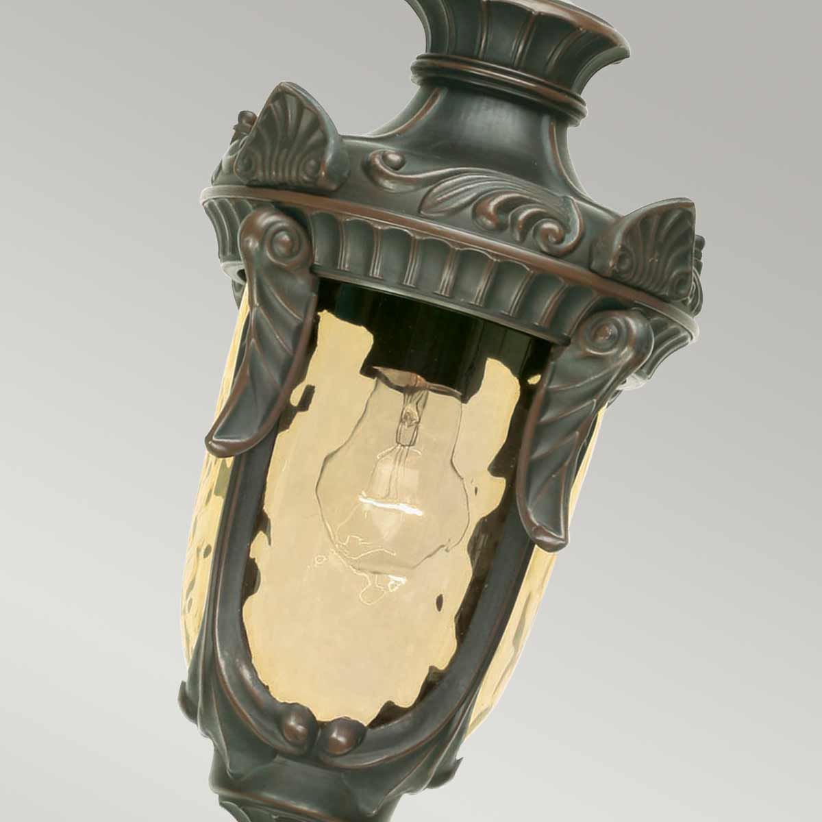 Philadelphia 1 Light Medium Chain Lantern - Old Bronze IP44 E27