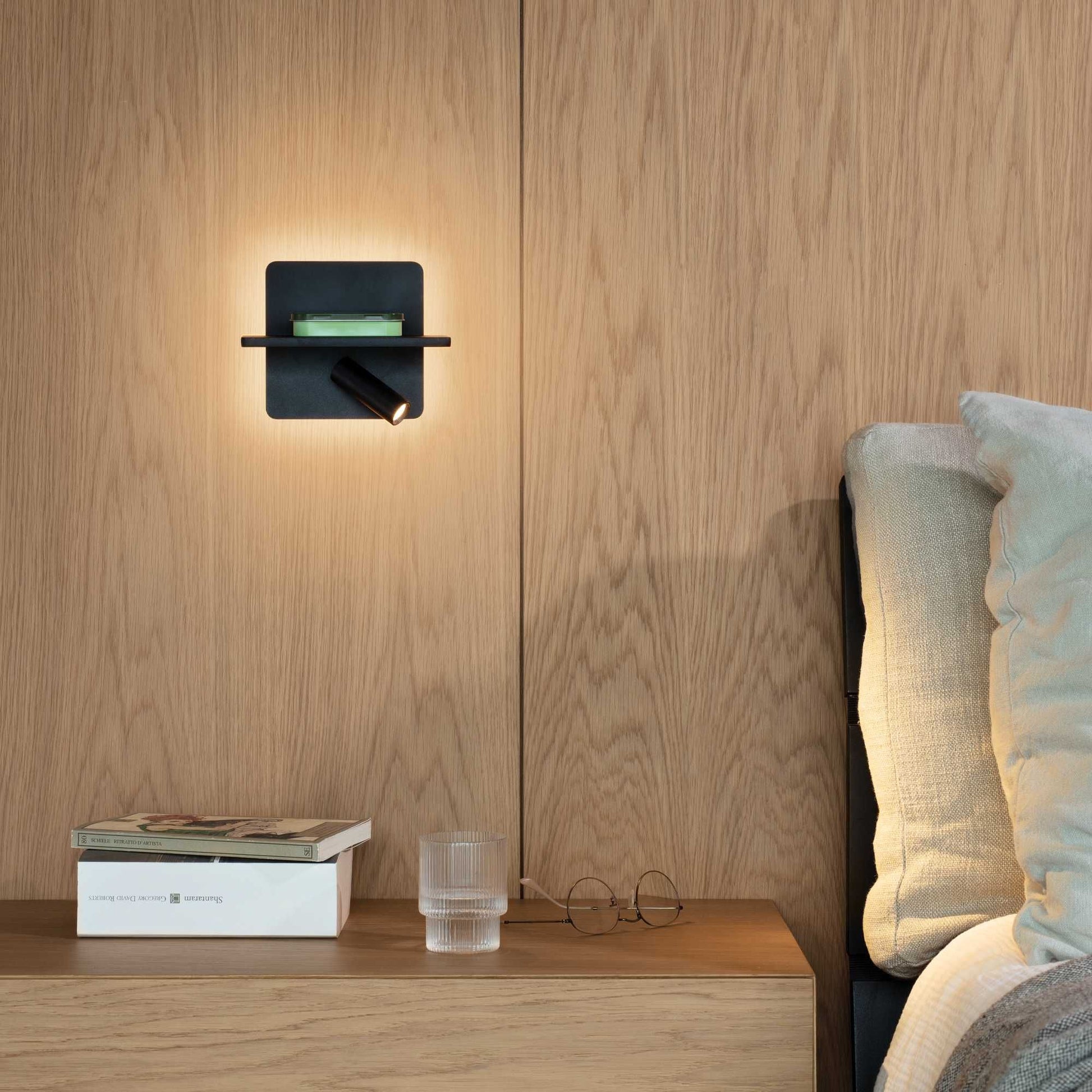 Piano LED Reading Light Black/White Finish - Cusack Lighting