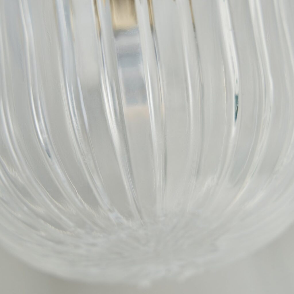Scala 1lt Ribbed Bathroom Wall Light IP44- Chrome/ Satin Brass
