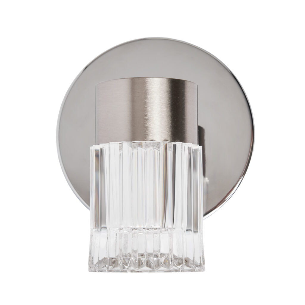Bizet 5w LED 1light Adjustable Spot CCT IP44-  Satin Brass/ Chrome
