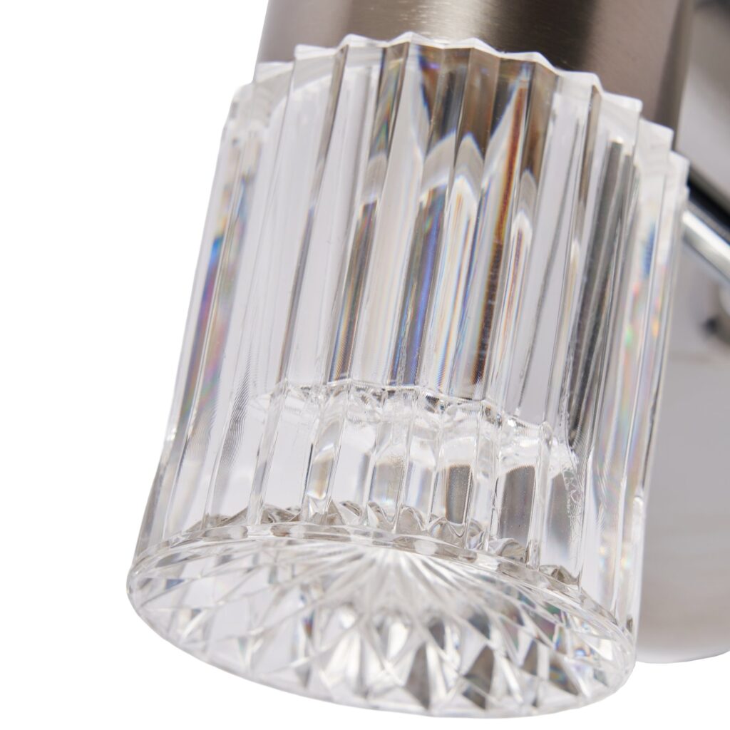 Bizet 5w LED 1light Adjustable Spot CCT IP44-  Satin Brass/ Chrome