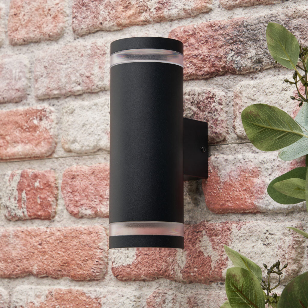Grant LED Up & Down Wall Light- Black