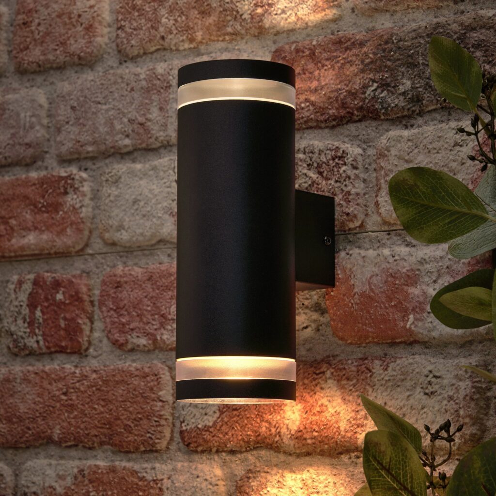 Grant LED Up & Down Wall Light- Black