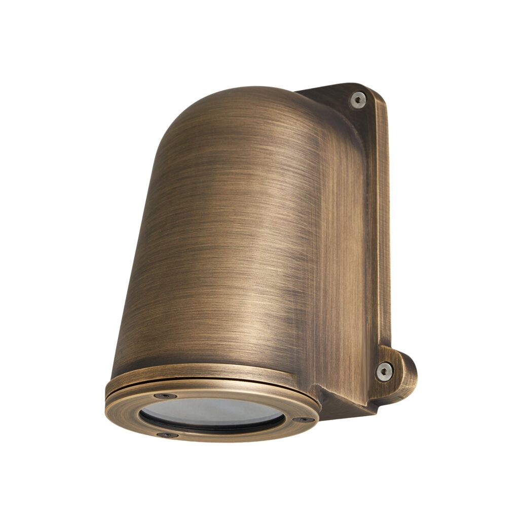 Spence Solid Brass GU10 Slim Bulkhead – Brass/ Polished Nickel/ Bronze