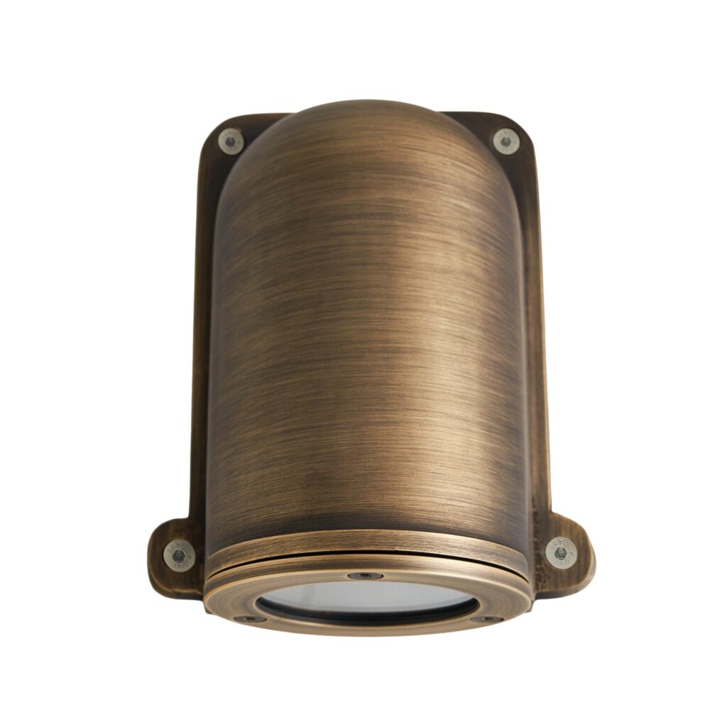 Spence Solid Brass GU10 Slim Bulkhead – Brass/ Polished Nickel/ Bronze