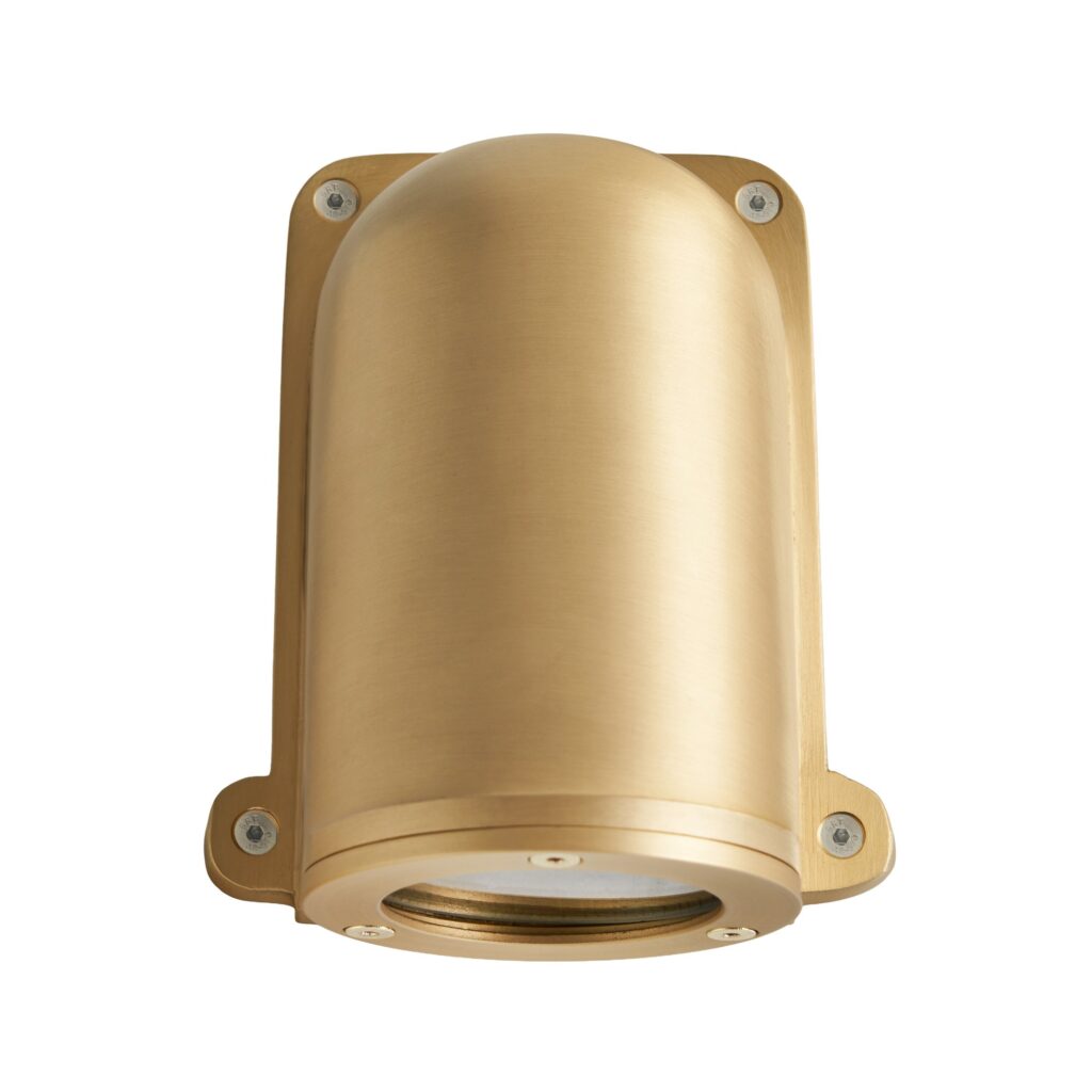 Spence Solid Brass GU10 Slim Bulkhead – Brass/ Polished Nickel/ Bronze