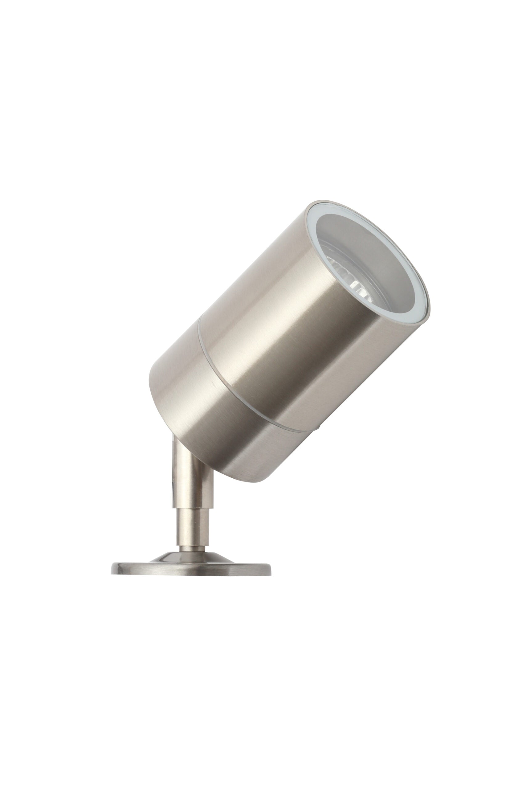 Leto Outdoor Spike Light- Black/ Stainless Steel Finish
