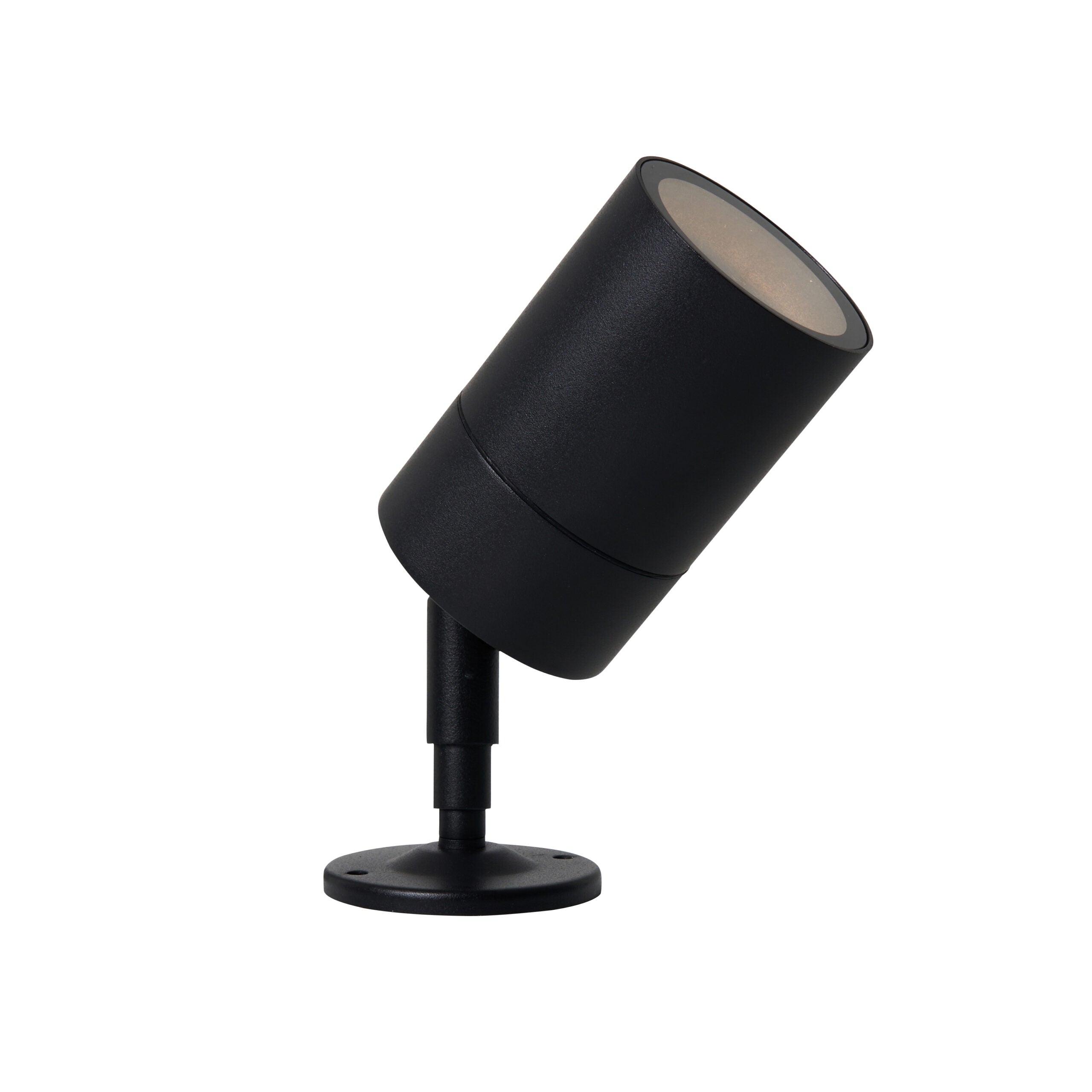 Leto Outdoor Spike Light- Black/ Stainless Steel Finish