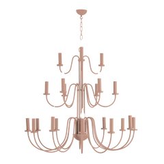 Pigalle 21 Light Armed Pendant Bespoke Fitting Only- Various Finishes