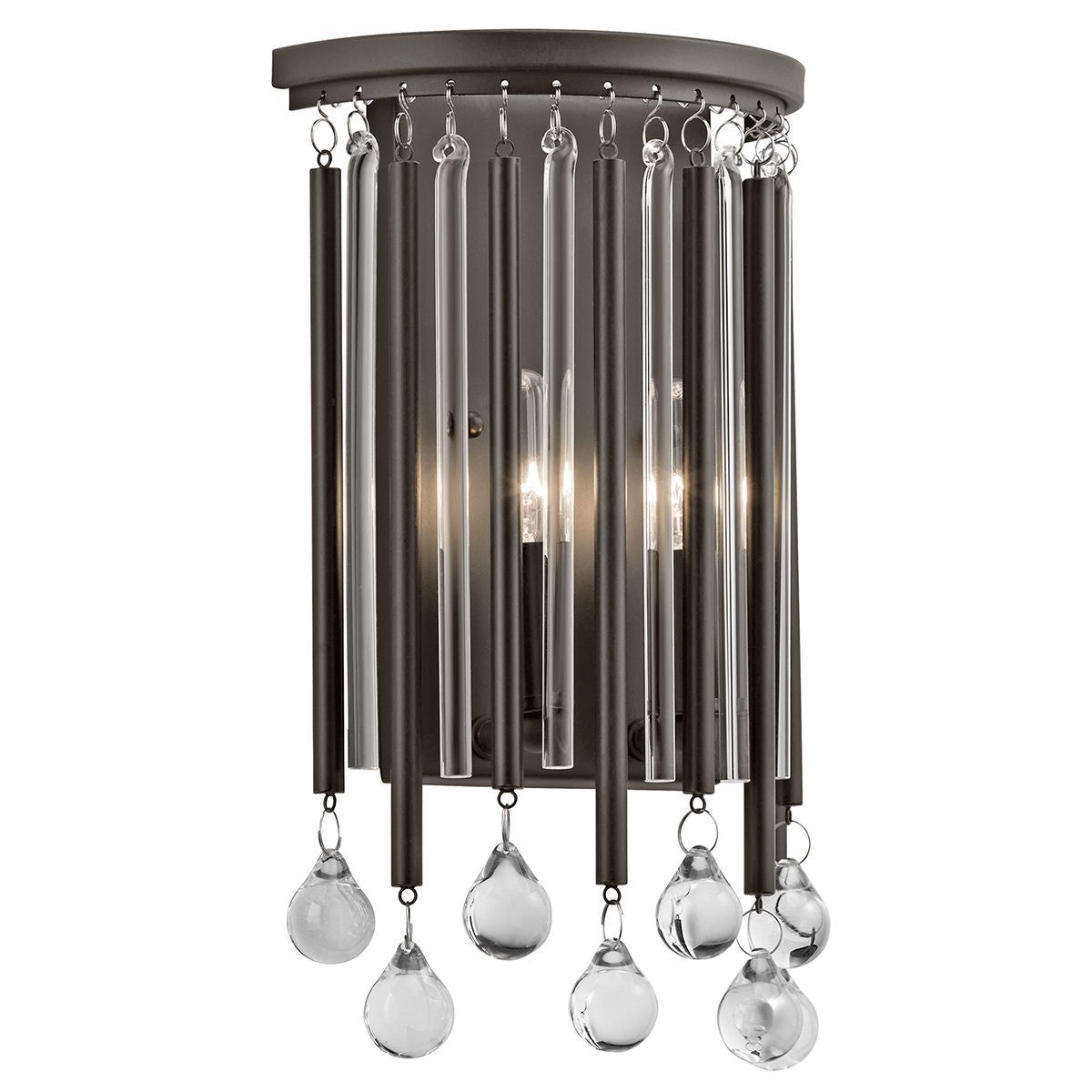 Piper 2 Light Wall Light - Espresso Finish - Cusack Lighting