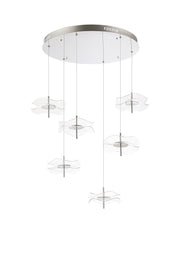 Pisa Cluster Ceiling Light, 6 x 6W LED, 4000K, 2800lm, Polished Chrome, 3yrs Warranty