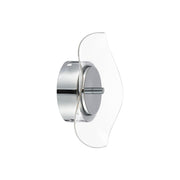 Pisa Indoor LED Wall Light, 1 x 6W LED, 4000K, 460lm, Polished Chrome, 3yrs Warranty