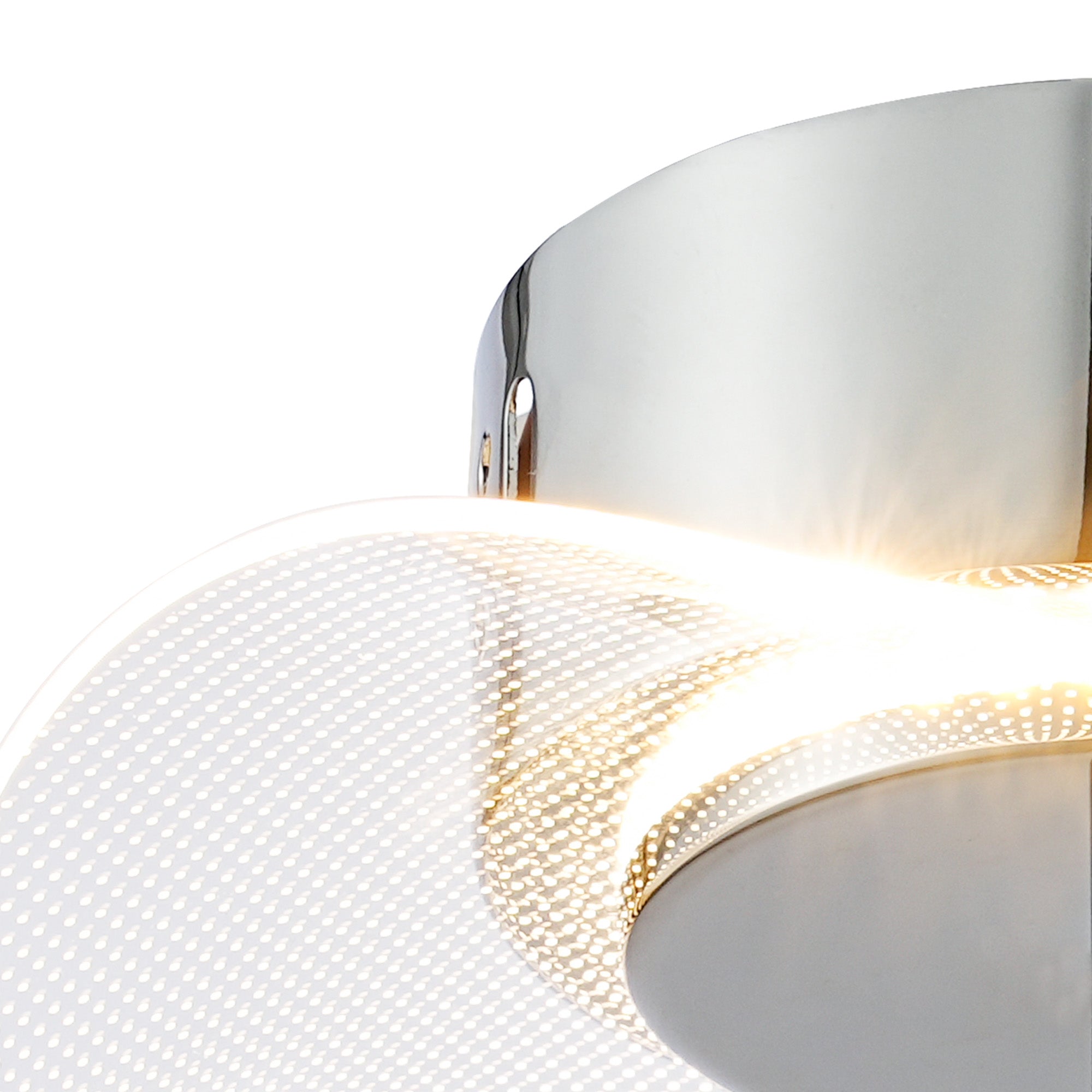 Pisa Indoor LED Wall Light, 1 x 6W LED, 4000K, 460lm, Polished Chrome, 3yrs Warranty