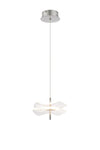 Pisa LED Hanging Light, 1 x 6W LED, 4000K, 460lm, Polished Chrome, 3yrs Warranty