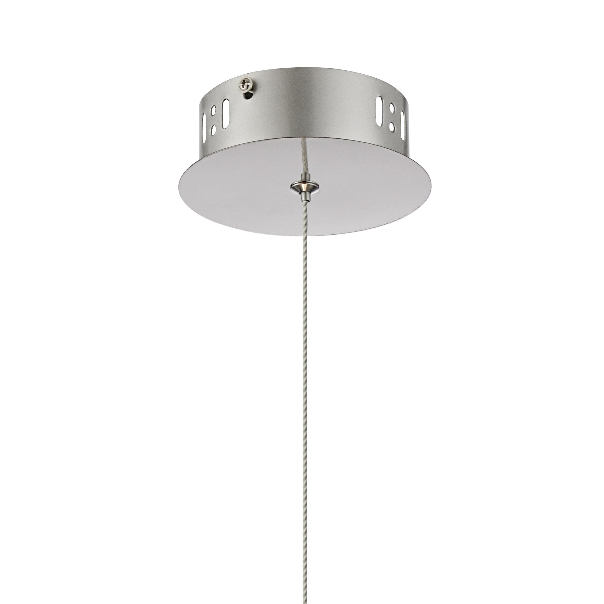 Pisa LED Hanging Light, 1 x 6W LED, 4000K, 460lm, Polished Chrome, 3yrs Warranty