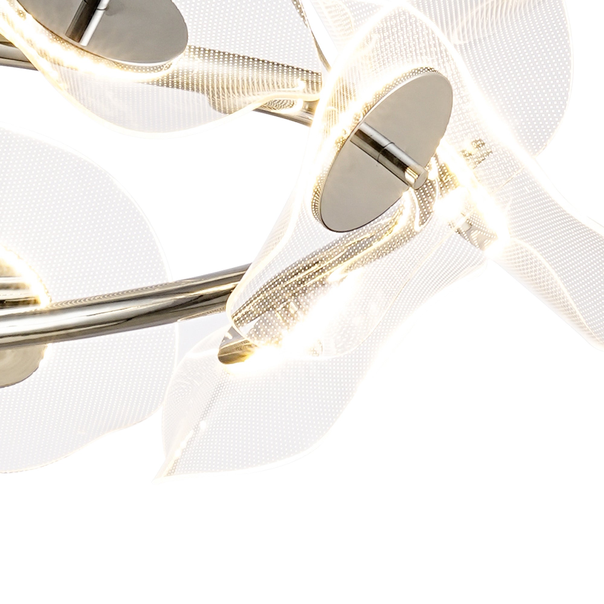 Pisa Ring LED Hanging Light, 8/12 x 6W LED, 4000K ,3700lm, Polished Chrome, 3yrs Warranty