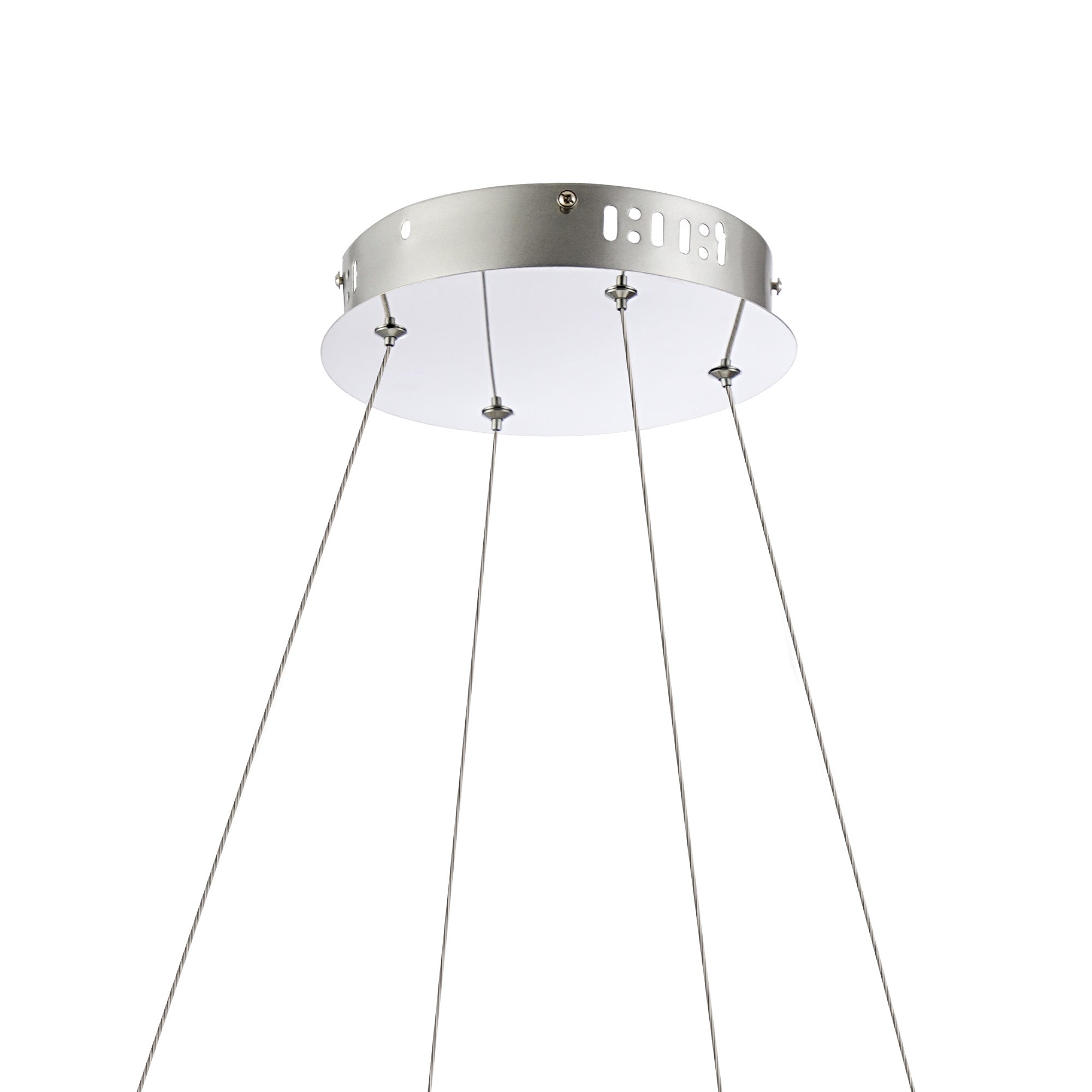 Pisa Ring LED Hanging Light, 8/12 x 6W LED, 4000K ,3700lm, Polished Chrome, 3yrs Warranty