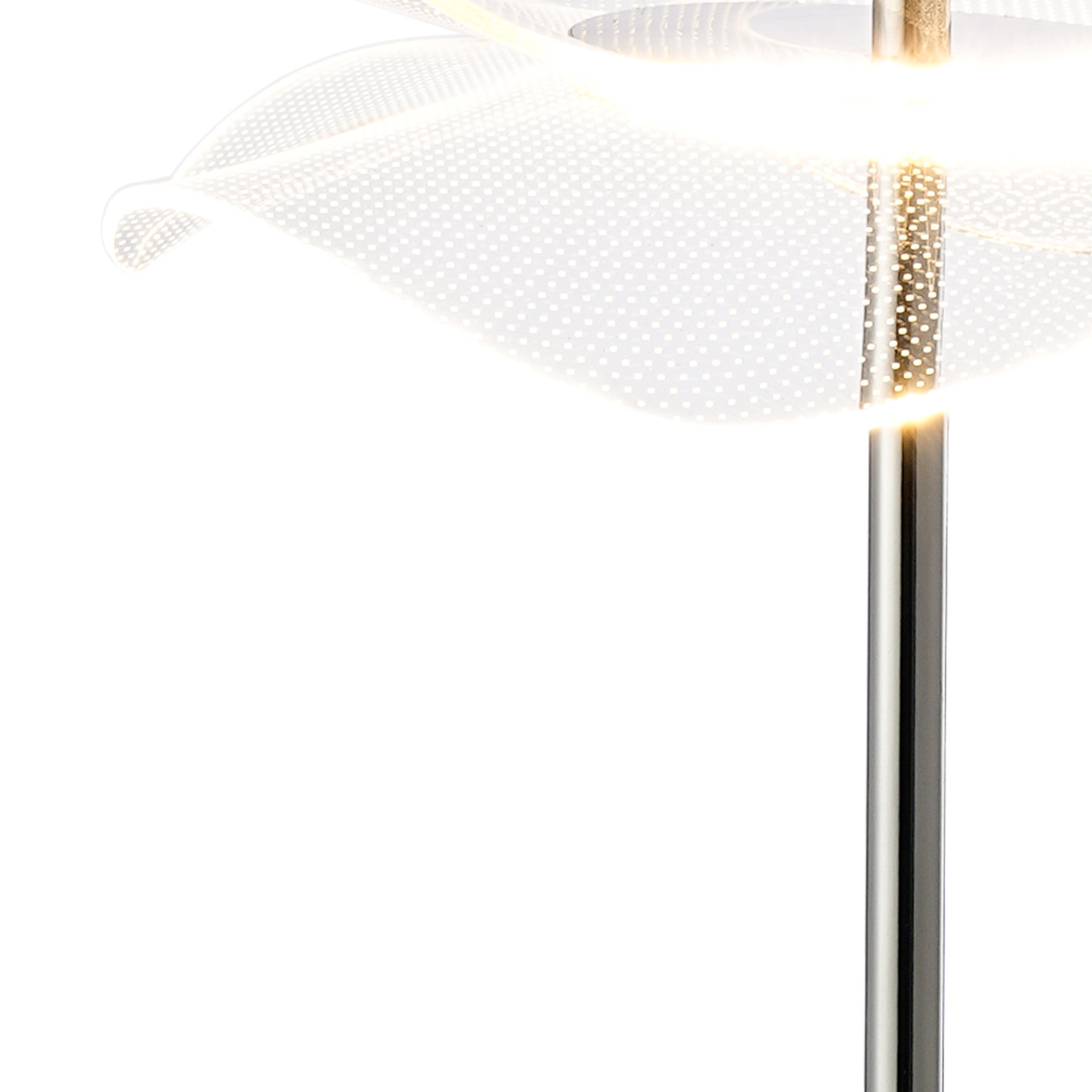 Pisa Table Lamp, 1/2 x 6W LED, 4000K, Polished Chrome, 3yrs Warranty