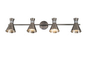 Pixar 4Lt Bar Spotlight - Satin Chrome/Antique Brass