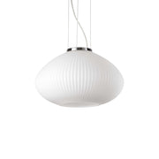 Plisse Centre Ceiling Light - Chrome/Brass Finish - Cusack Lighting
