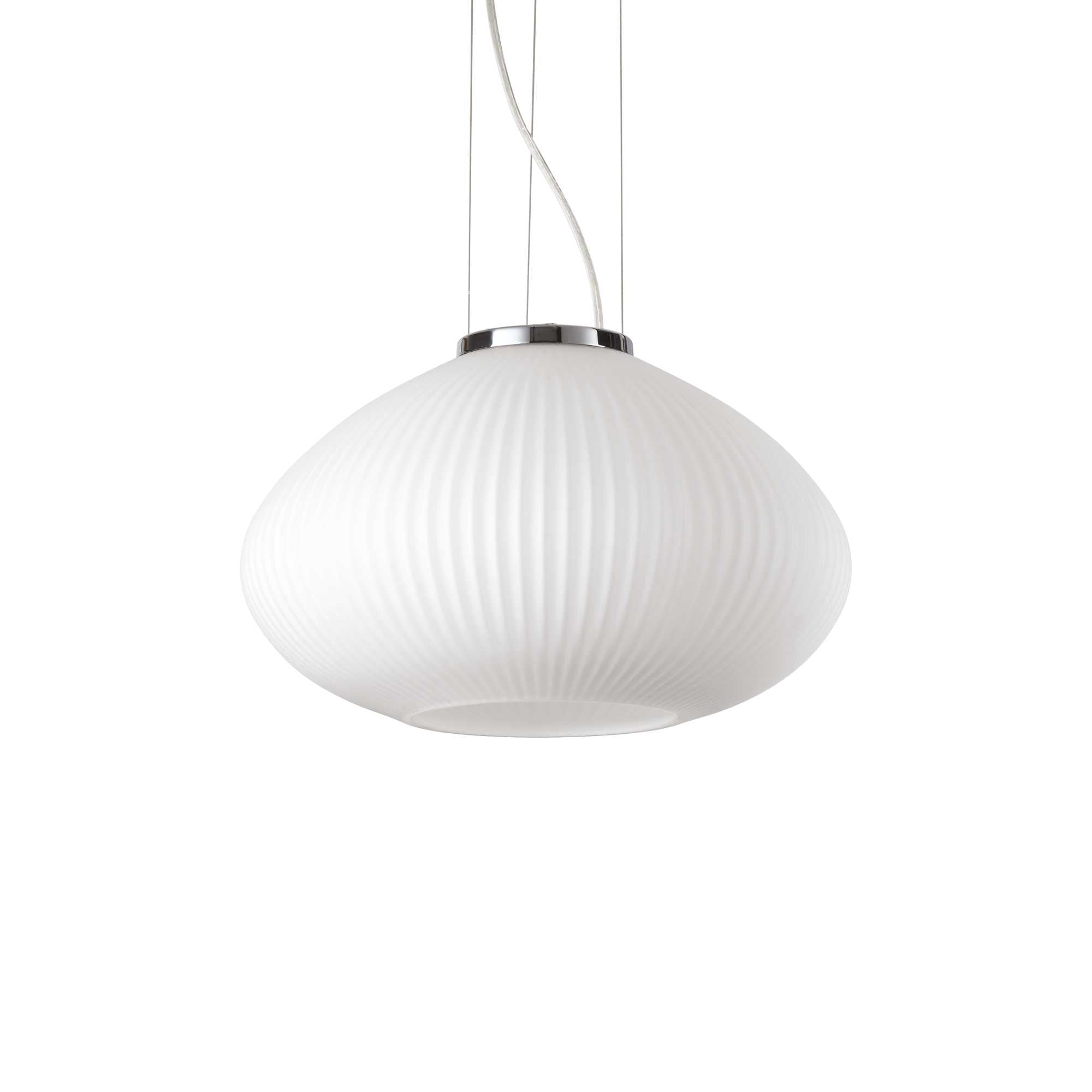 Plisse Centre Ceiling Light - Chrome/Brass Finish - Cusack Lighting