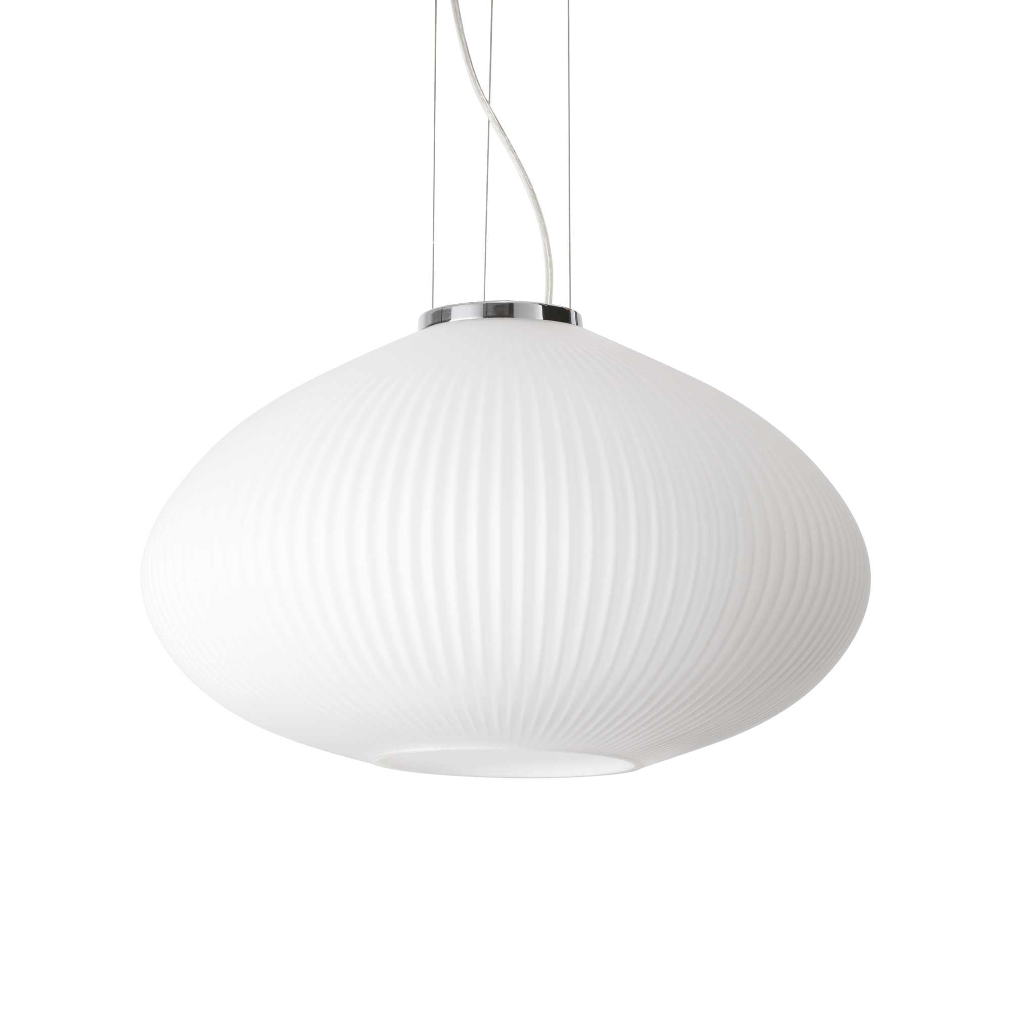 Plisse Centre Ceiling Light - Chrome/Brass Finish - Cusack Lighting