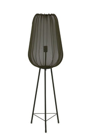 Plumeria Floor Lamp Tripod - Dark Green Finish