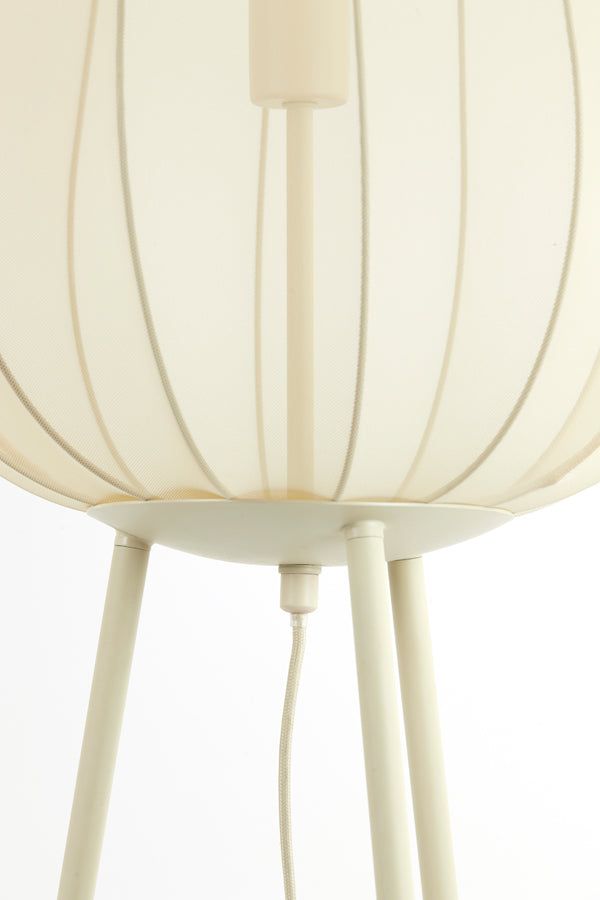 Plumeria Floor Lamp Tripod - Sand Finish