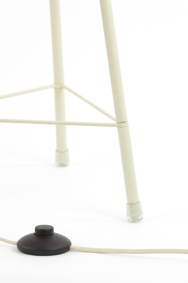 Plumeria Floor Lamp Tripod - Sand Finish