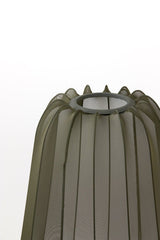Plumeria Floor Lamp Tripod - Dark Green Finish