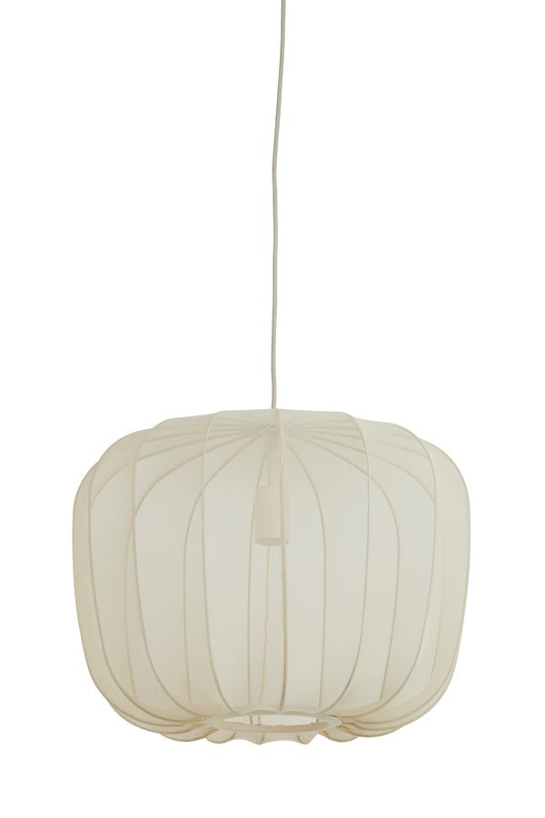 Plumeria Medium Wide Hanging Lamp - Sand Finish