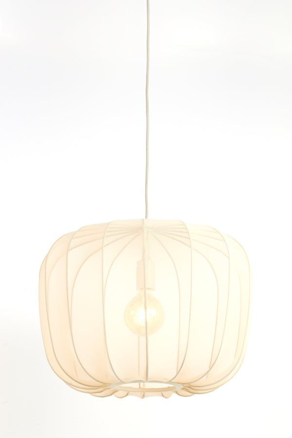 Plumeria Medium Wide Hanging Lamp - Sand Finish